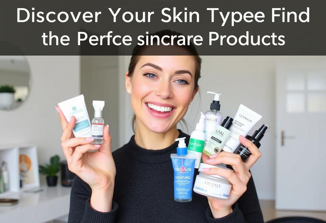 Step-by-step guide to discovering your skin type and choosing the right Glamacious skincare products for normal, oily, dry, combination, and sensitive skin