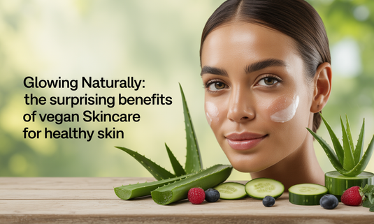 Vegan skincare products for glowing, healthy skin — Glamacious plant-based routine