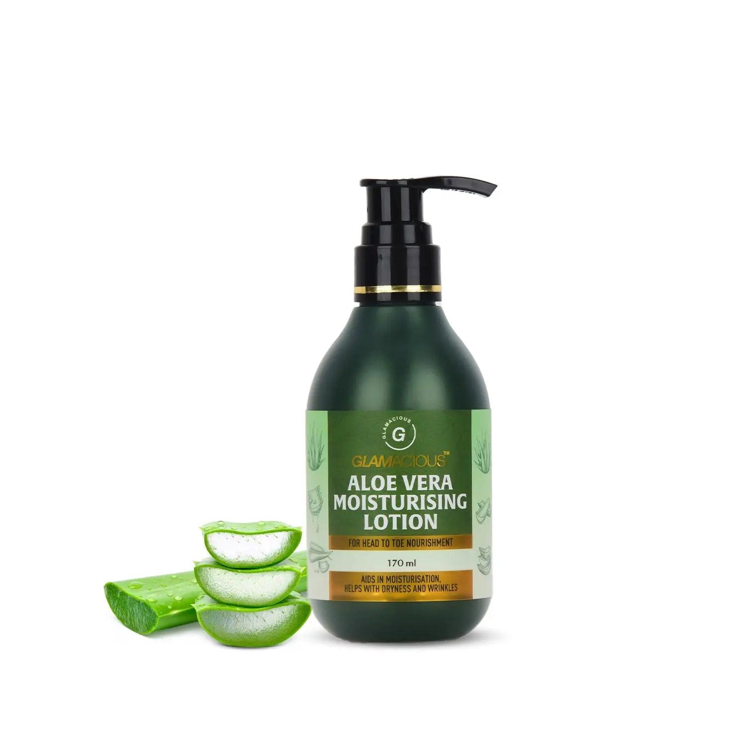Glamacious Aloe Vera Moisturising Lotion - Glamacious