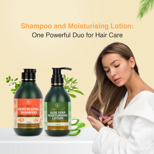 ​Revitalizing shampoo,  Aloe vera moisturising lotion - Glamacious