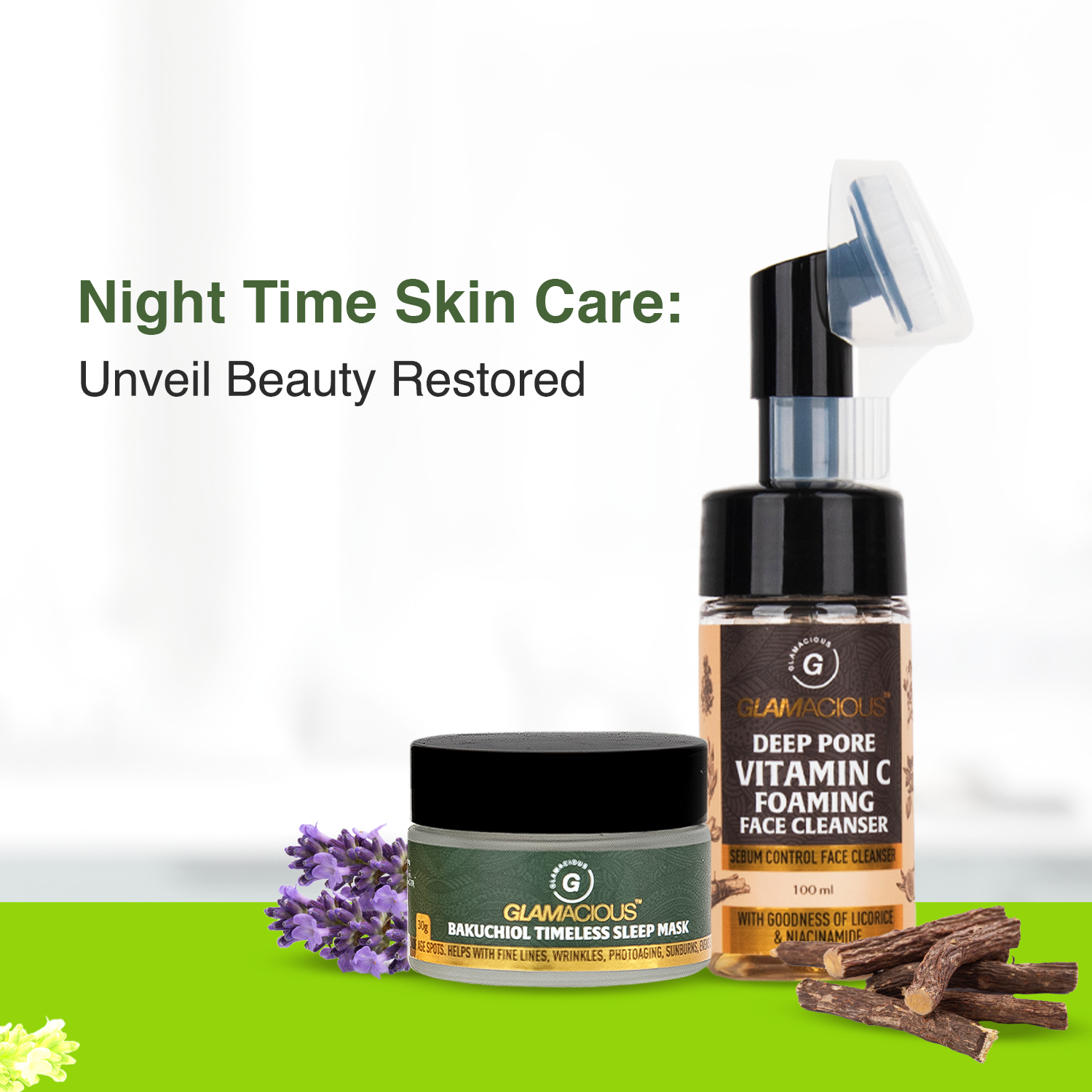 Night time Skin Care - Glamacious